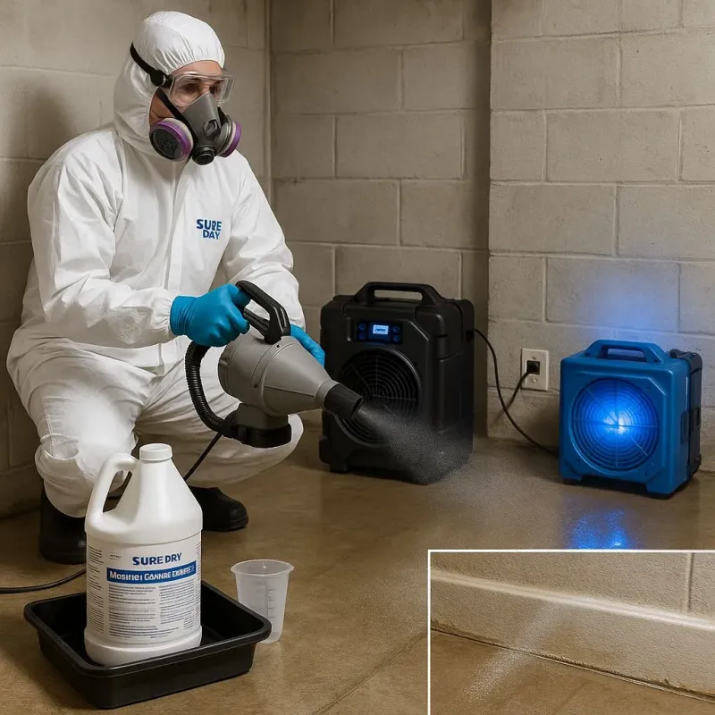 Sanitization and Odor Removal process in Arcade, GA